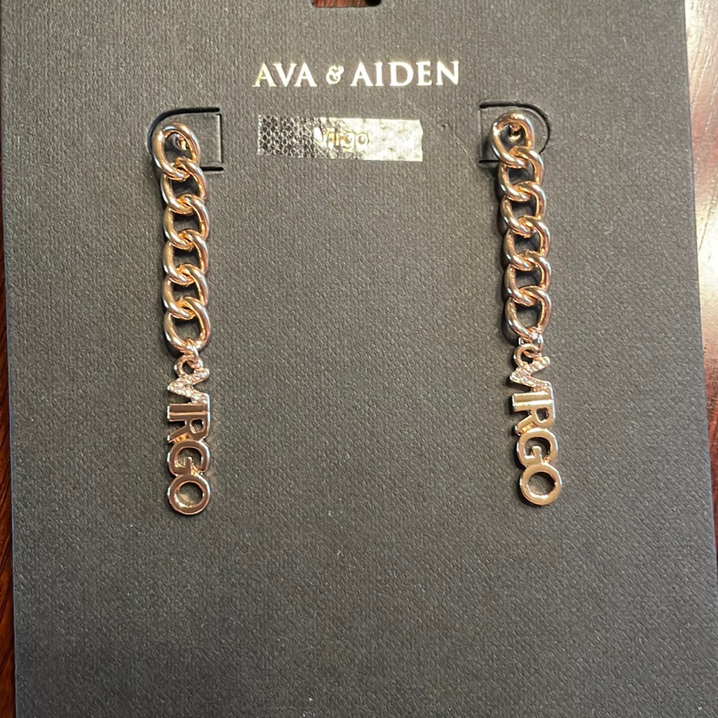 Virgo Chain Earrings